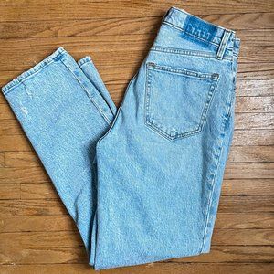 Abercrombie Curve Love 90s Ultra High Rise Straight Jeans